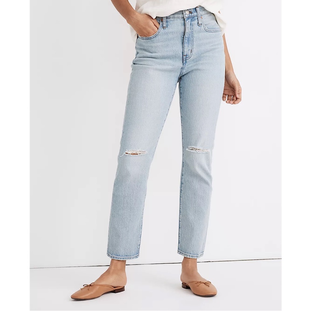 Madewell High Rise Slim Crop Boyjean